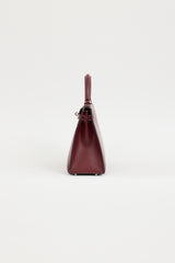 Hermès 2002 Rouge Lisse Kelly Sellier 28 Bag