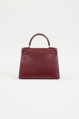Hermès 2002 Rouge Lisse Kelly Sellier 28 Bag
