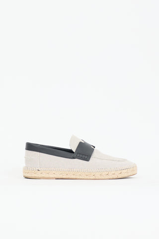 Hermès Canvas Trip Espadrille Flat