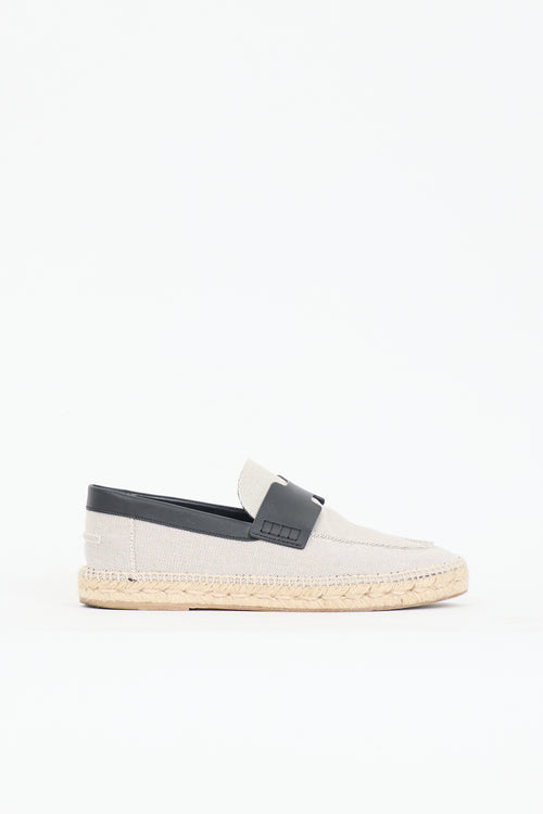 Hermès Canvas Trip Espadrille Flat