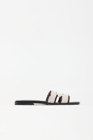 Hermès Canvas Oran Sandal
