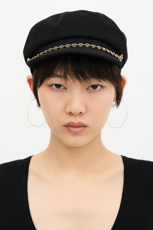 Hermès Cashmere Deauville Chain Hat