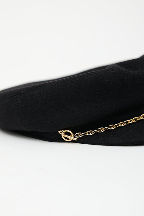 Hermès Cashmere Deauville Chain Hat