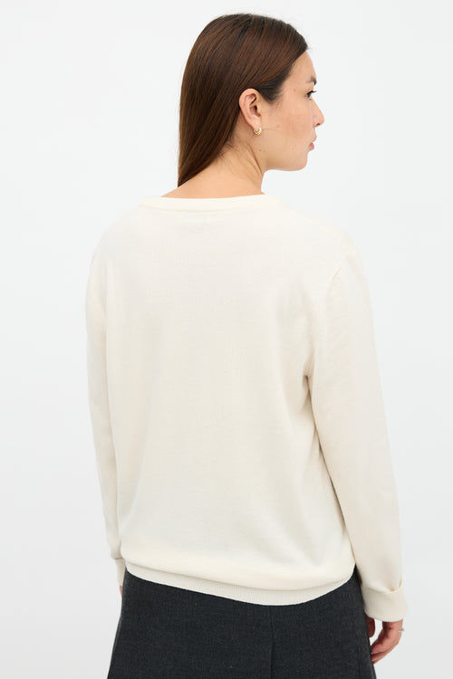 Hermès Cashmere Floral Sweater