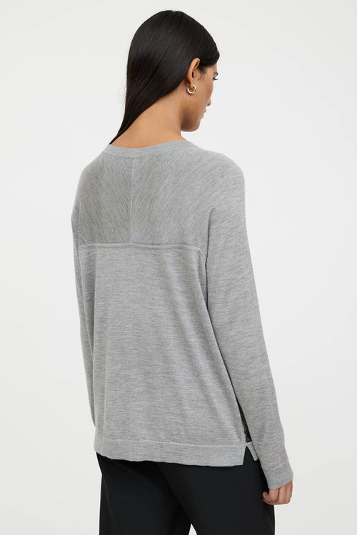 Hermès Cashmere Jungle Love Twillaine Knit Top
