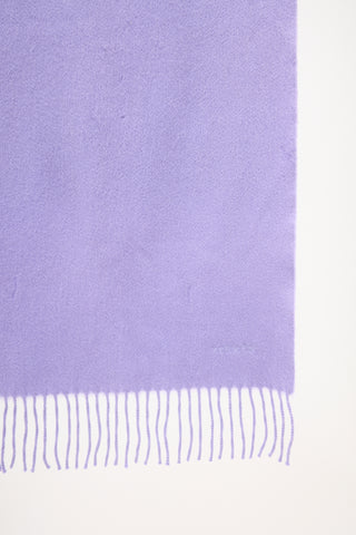 Hermès Cashmere Fringe Scarf