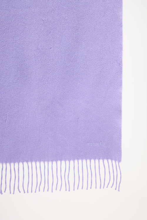 Hermès Cashmere Fringe Scarf