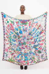 Hermès Cashmere & Silk L'Epopee d'Hermes 140 Shawl