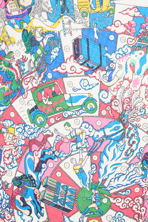 Hermès Cashmere & Silk L'Epopee d'Hermes 140 Shawl