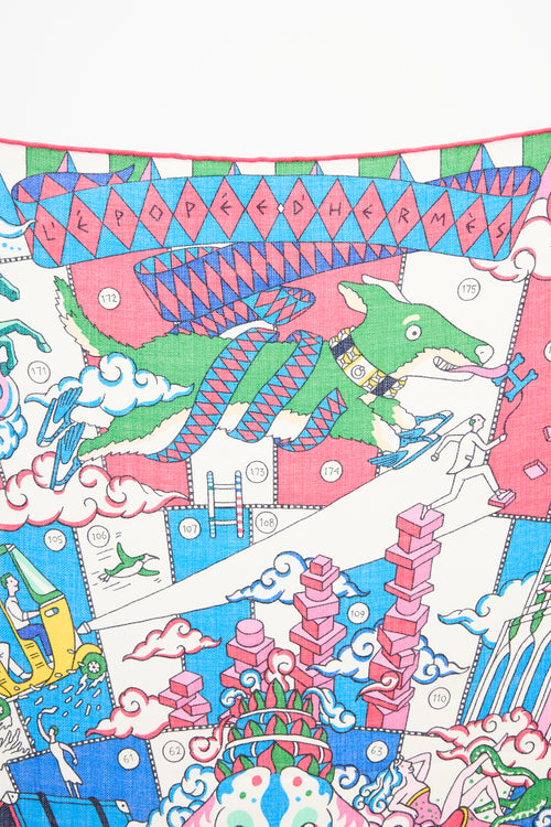 Hermès Cashmere & Silk L'Epopee d'Hermes 140 Shawl