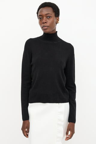 Hermès Cashmere & Silk Logo Sweater