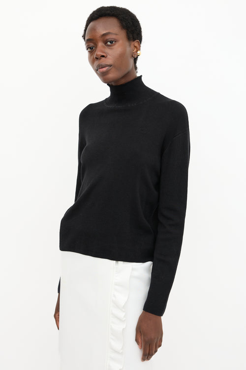 Hermès Cashmere & Silk Logo Sweater