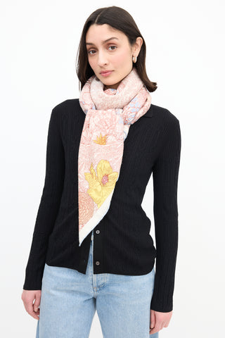 Hermès Cashmere & Silk Retour à la Nature 140 Scarf