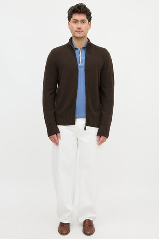 Hermès Cashmere Zip Sweater