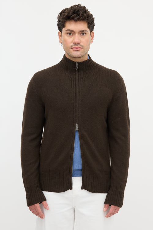 Hermès Cashmere Zip Sweater