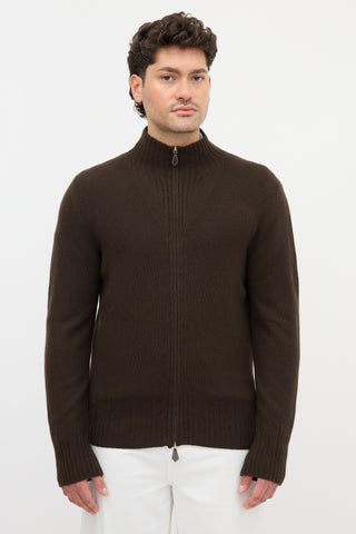 Hermès Cashmere Zip Sweater