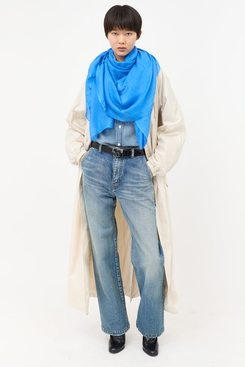 Hermès Cashmere & Silk Scarf