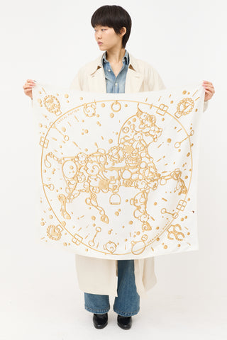 Hermès Silk Cheval Fusion 90 Scarf