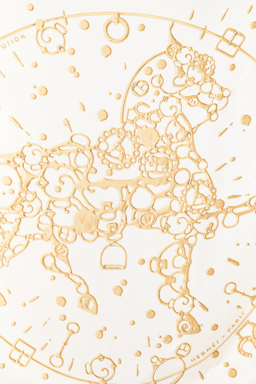 Hermès Silk Cheval Fusion 90 Scarf