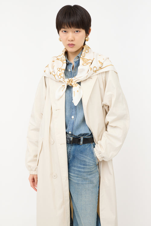 Hermès Silk Cheval Fusion 90 Scarf