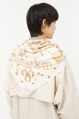 Hermès Silk Cheval Fusion 90 Scarf