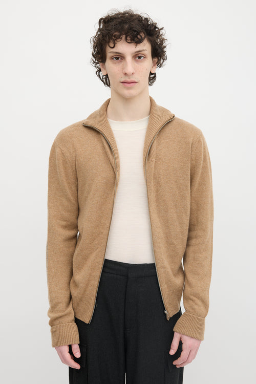 Hermès Cashmere Chain D'Ancre Zip Sweater