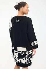 Hermès Cashmere Cliquetis Sweater Dress