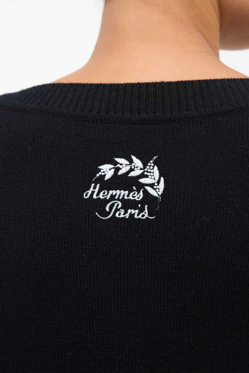 Hermès Cashmere Cliquetis Sweater Dress