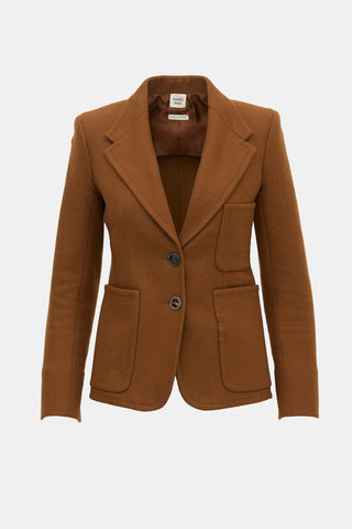 Hermès Cashmere Patch Pocket Blazer
