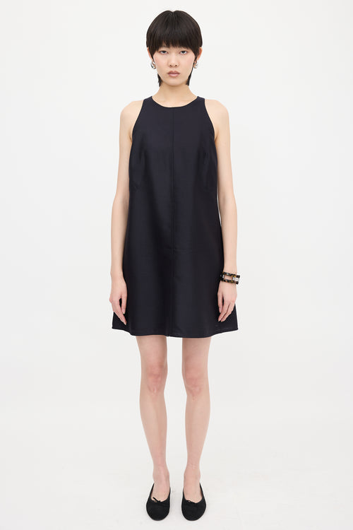 Hermès Cashmere Twill Shift Dress