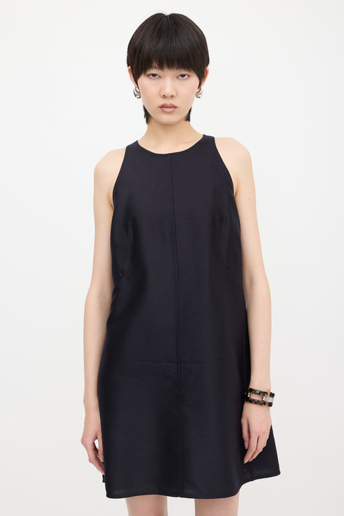 Hermès Cashmere Twill Shift Dress