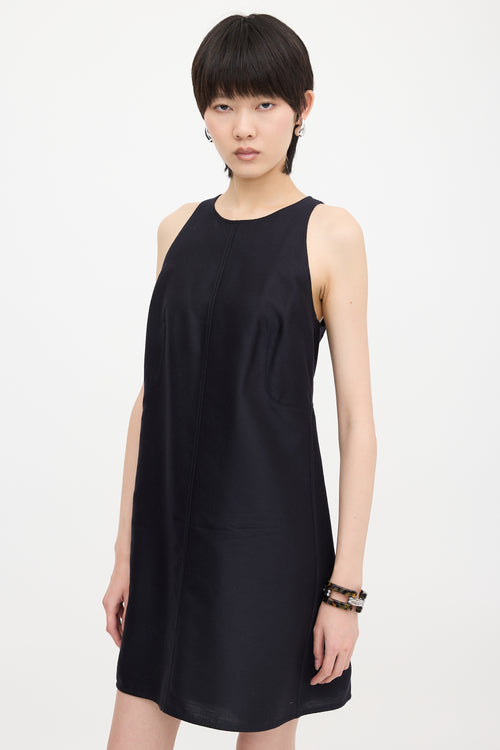 Hermès Cashmere Twill Shift Dress