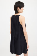 Hermès Cashmere Twill Shift Dress