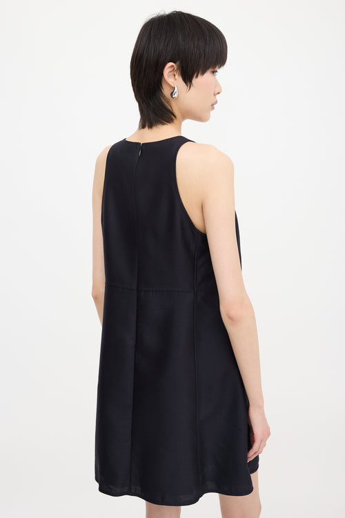 Hermès Cashmere Twill Shift Dress