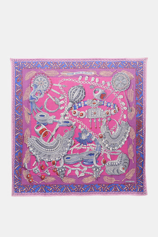 Hermès Cashmere Zénobie Reine De Palmyre 140 Scarf