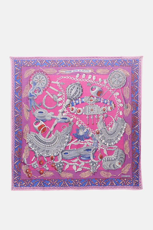 Hermès Cashmere Zénobie Reine De Palmyre 140 Scarf