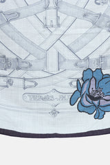 Hermès Cavalcadour Fleuri 140 Shawl