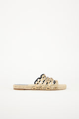 Hermès Ancone Chain Espadrille Sandal