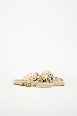 Hermès Ancone Chain Espadrille Sandal