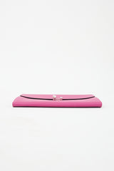 Hermès 2017 Rose Pourpre Mysore Cinhetic Clutch