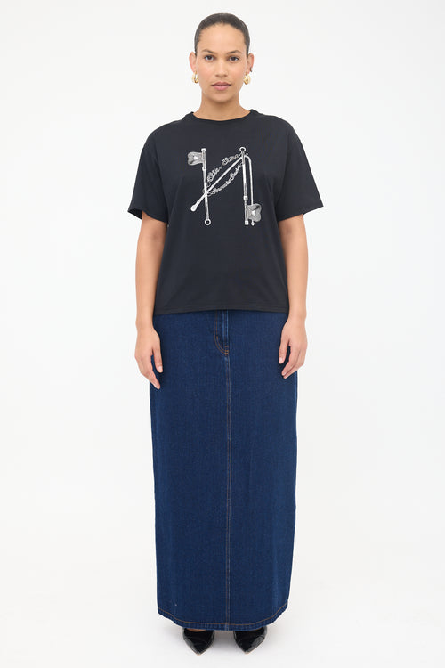 Hermès Clic Clac Printed T-Shirt