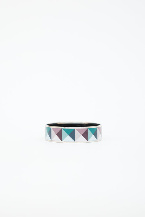 Hermès Clou En Trompe L'Oeil Bangle