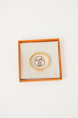Hermès Craie & Gold Clic H Bracelet