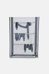 Hermès Les Sangles Rectangle 180 Scarf