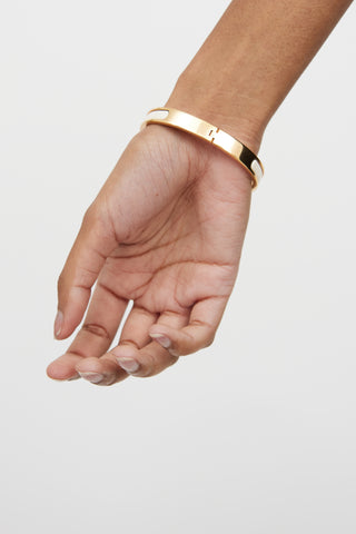 Hermès Cream Rose Gold Chaine D'Ancre Bracelet