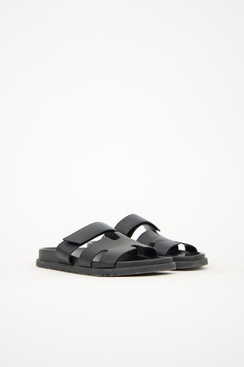 Hermès Leather Chypre Sandal