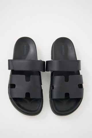 Hermès Leather Chypre Sandal