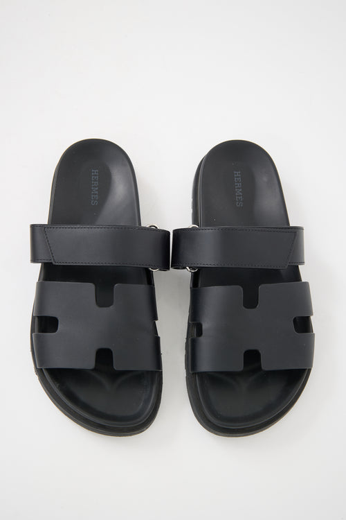 Hermès Leather Chypre Sandal