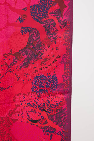 Hermès Dans Un Jardin Anglais Silk Scarf