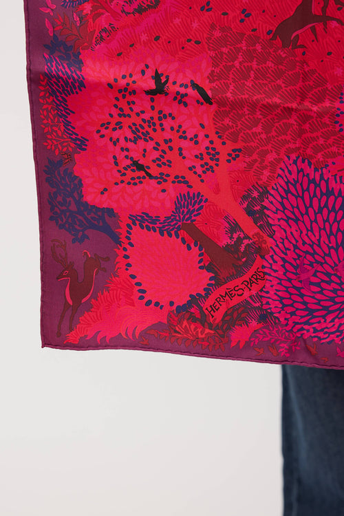 Hermès Dans Un Jardin Anglais Silk Scarf
